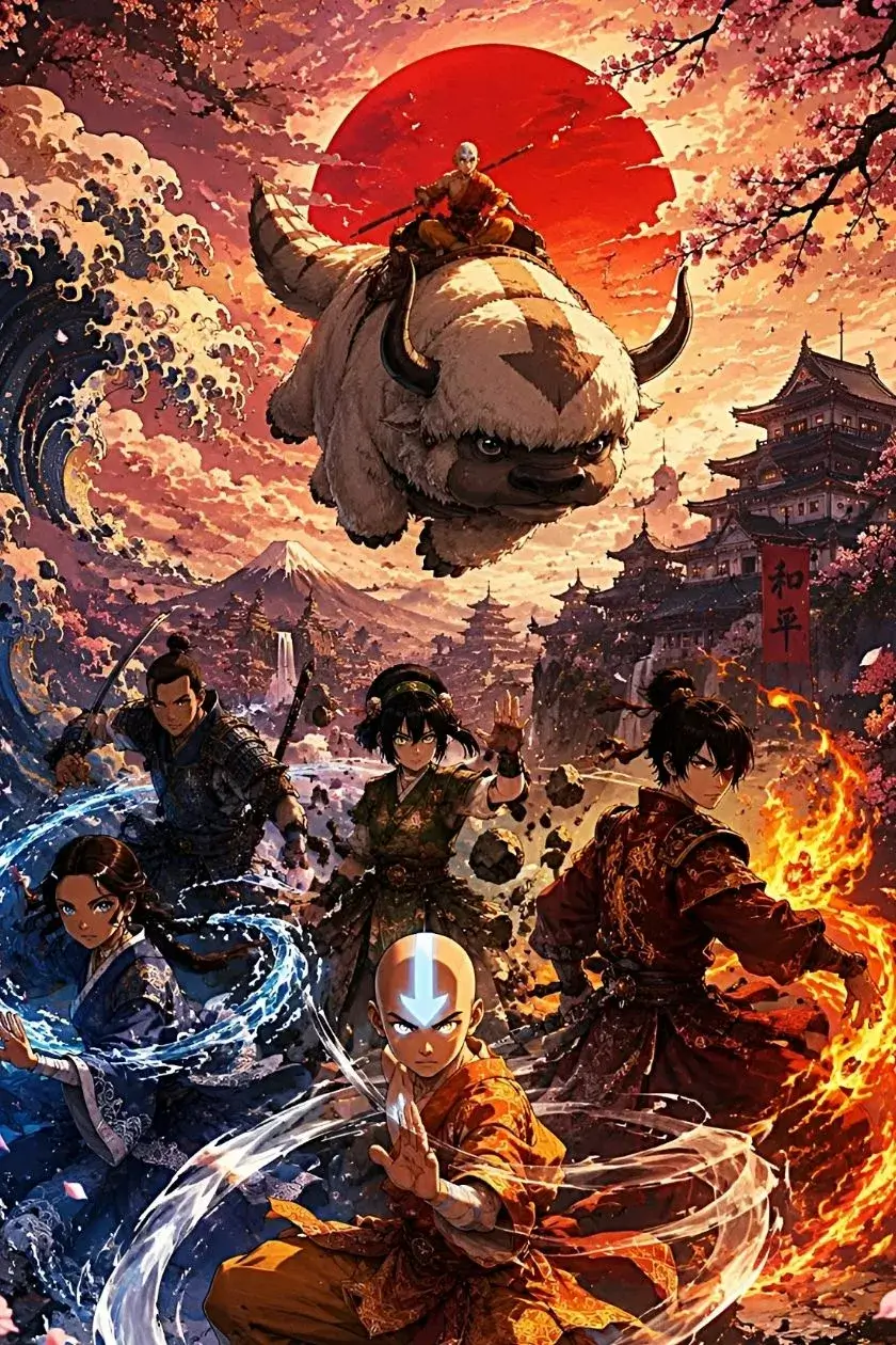 The Last Air Bender Metal Poster wall art in Pakistan