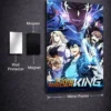 Tomb rider king metal poster wall art in Pakistan