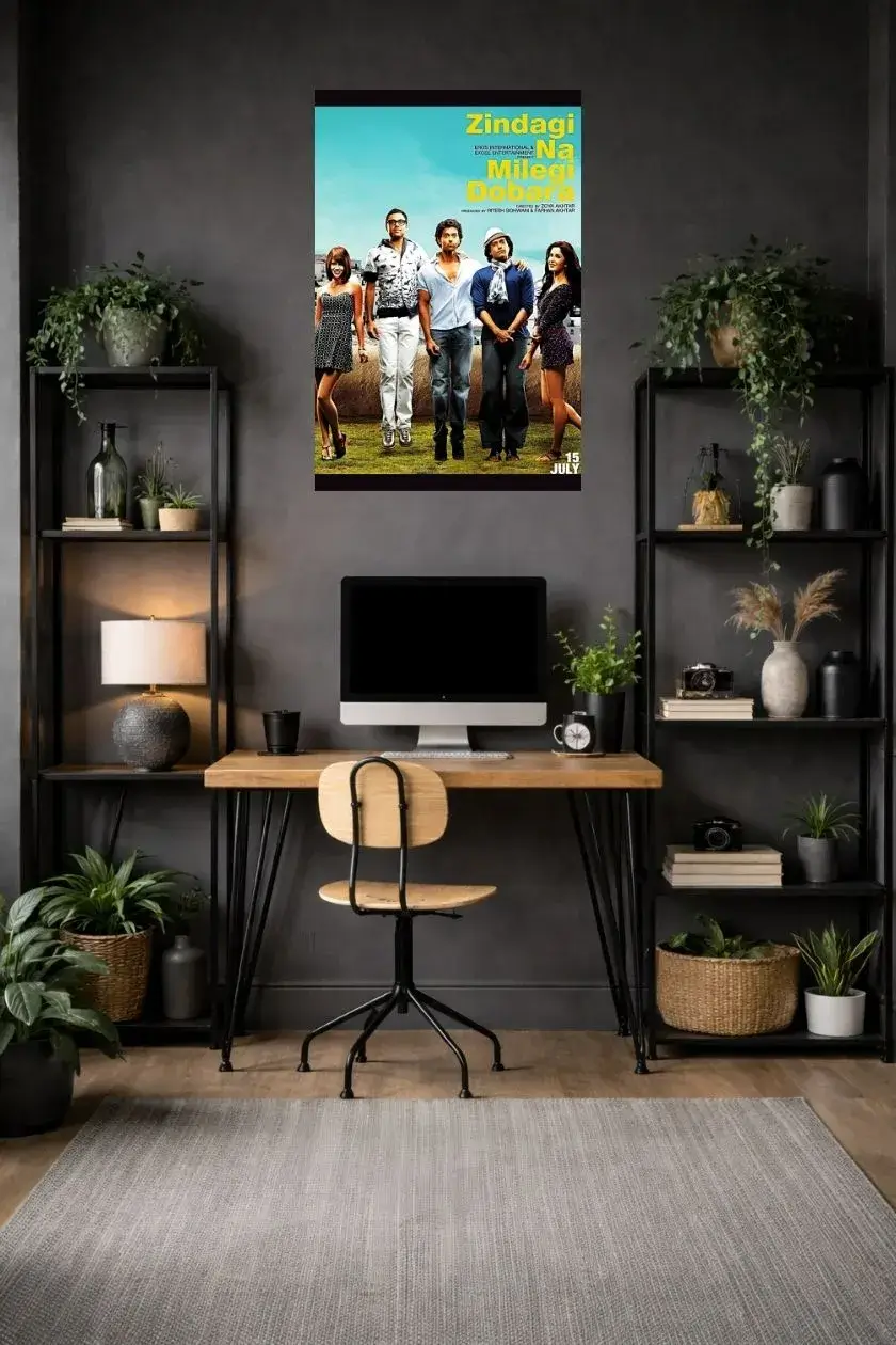 Zindagi Na Milegi Dobara Metal Poster wall art in Pakistan