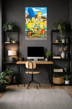 The Simpson Metal Poster wall art in Pakistan