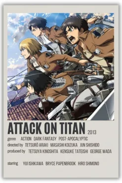 Attack on Titans Metal Poster wall art in Pakistan