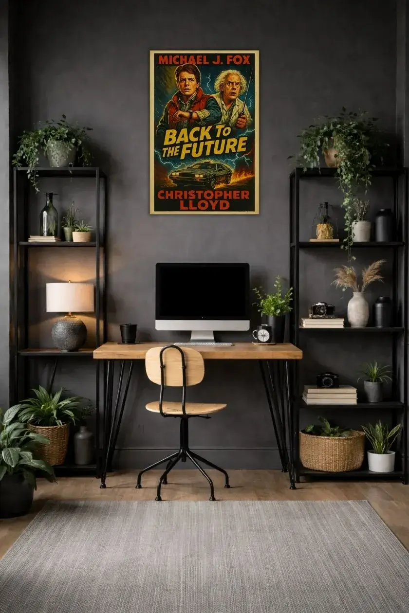 Back to the Future Metal Poster wall art in Pakistan