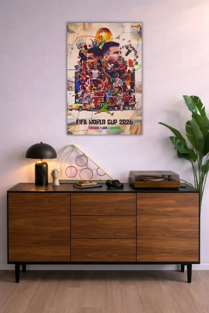FIFA World Cup 2026 Metal Poster wall art in Pakistan