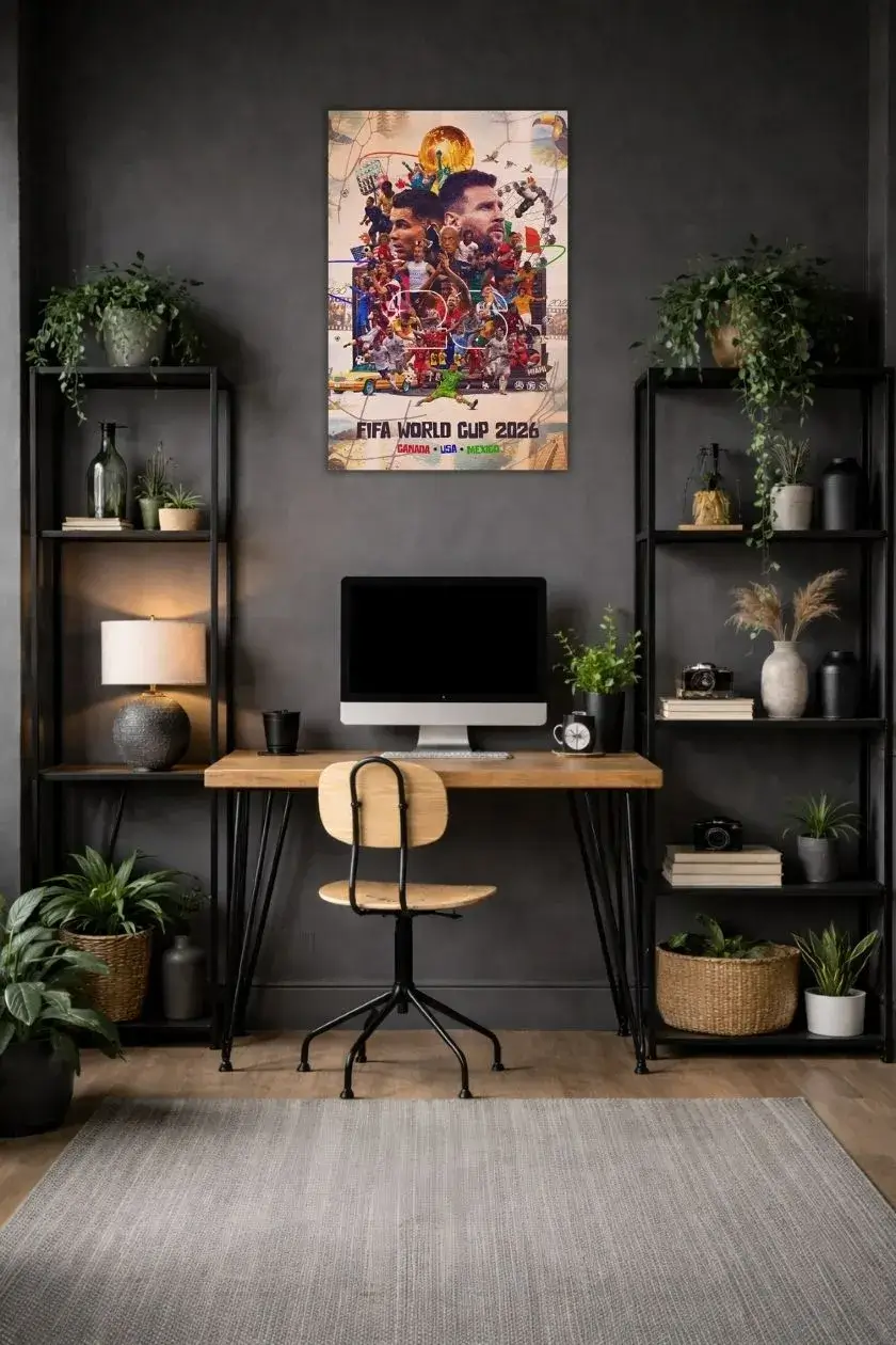 FIFA World Cup 2026 Metal Poster wall art in Pakistan