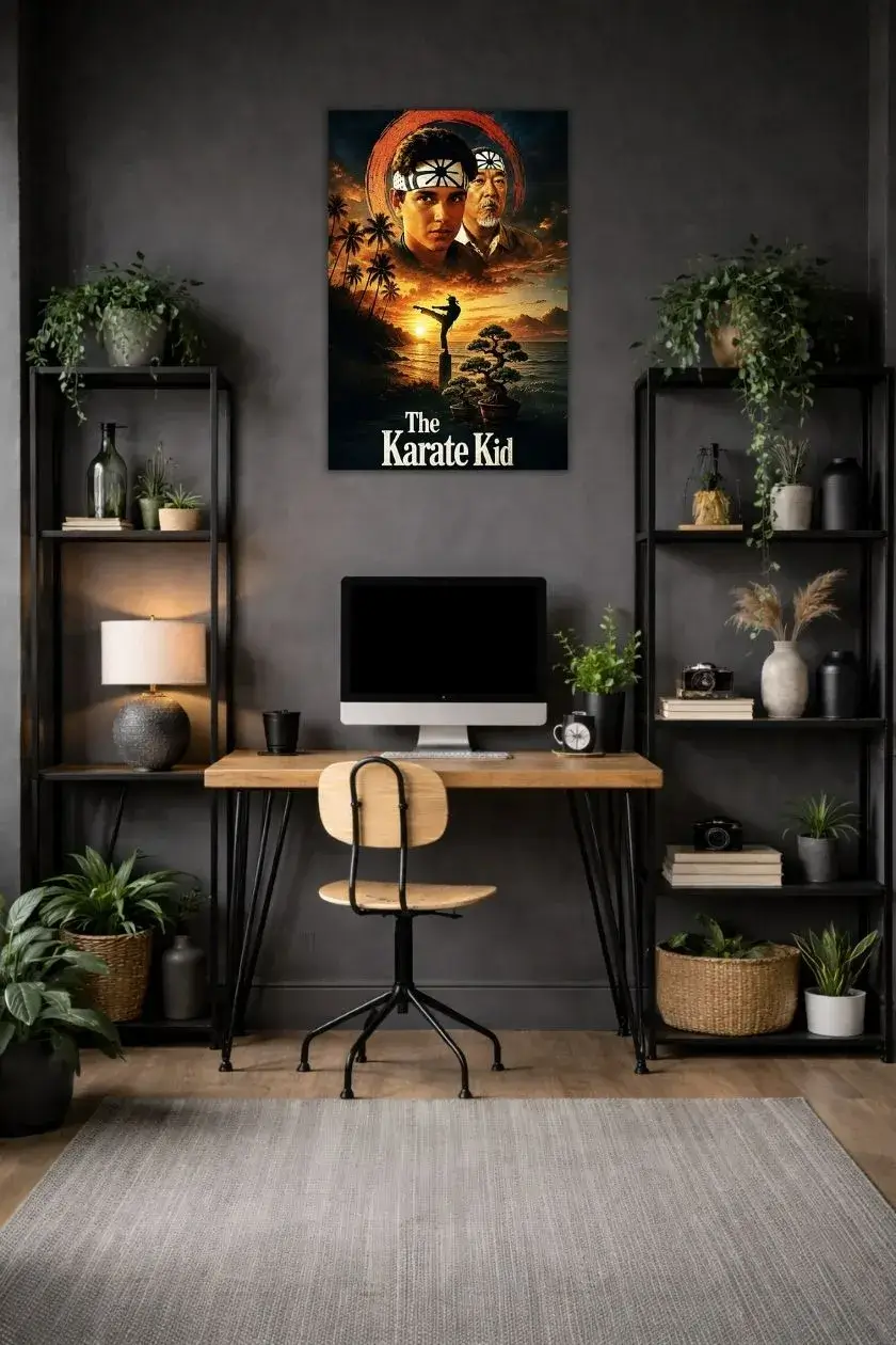 The Karate Kid Metal Poster wall art in Pakistan