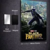 Black Panther Metal Poster wall art in Pakistan