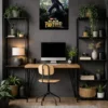 Black Panther Metal Poster wall art in Pakistan