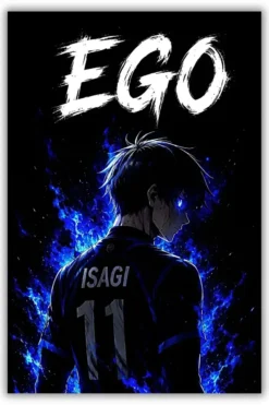 Blue Lock: Isagi Metal Poster wall art in Pakistan