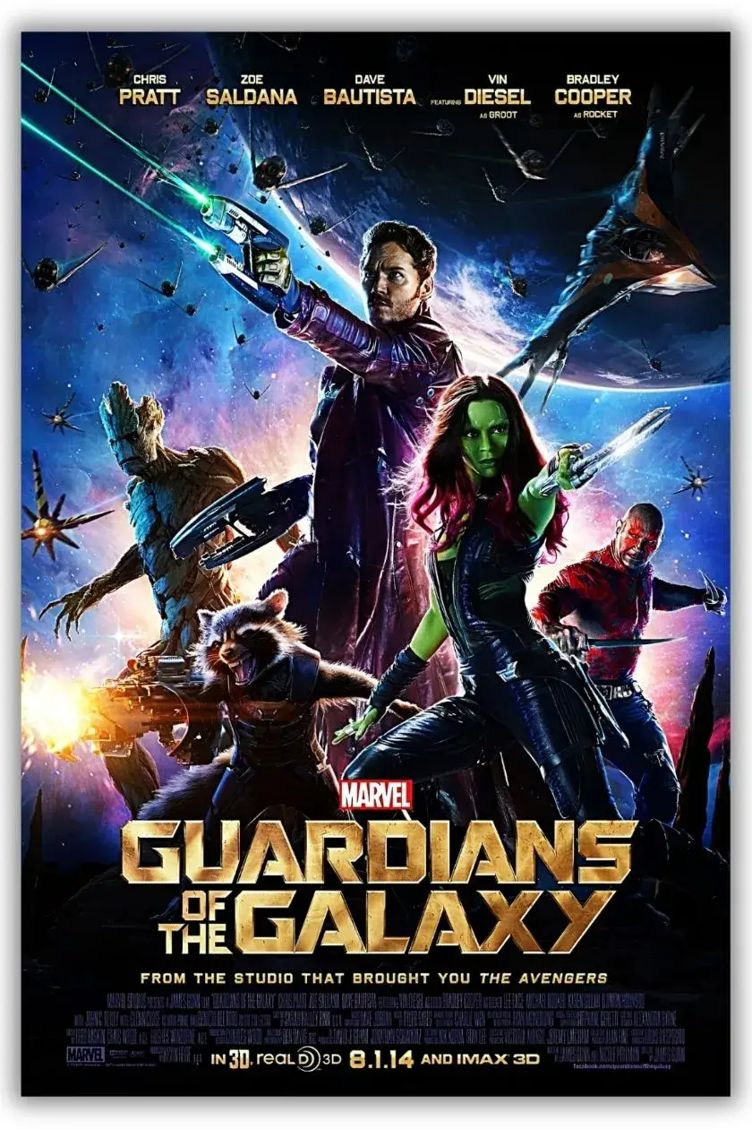 Gaurdian of the Galaxy Metal Poster wall art in Pakistan