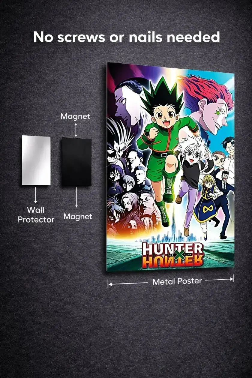 Hunter X Hunter Metal Poster wall art in Pakistan