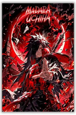 Madara Uchiha Metal Poster wall art in Pakistan