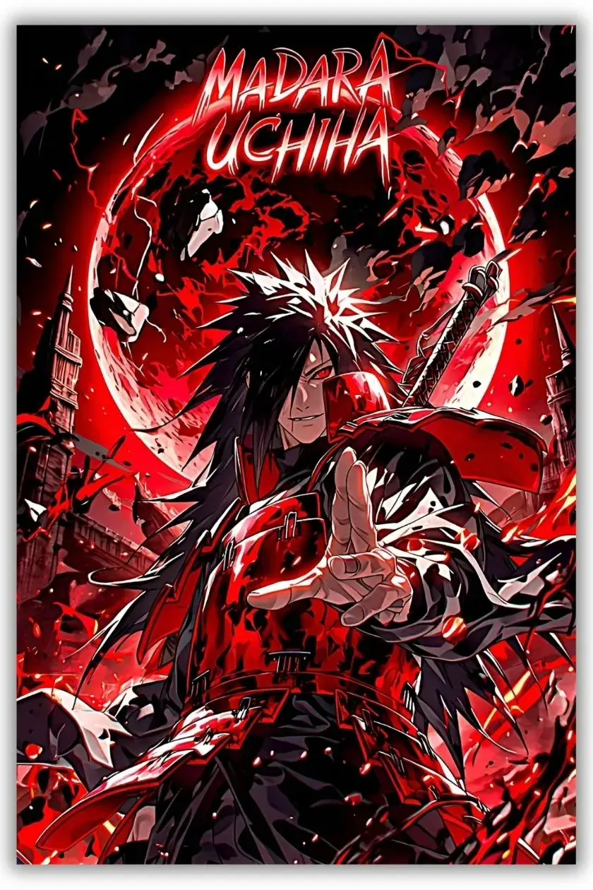 Madara Uchiha Metal Poster wall art in Pakistan