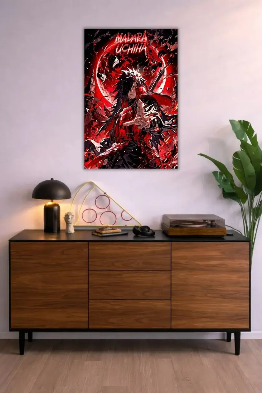 Madara Uchiha Metal Poster wall art in Pakistan