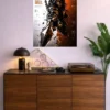 Mortal Kombat: Scorpion Metal Poster wall art in Pakistan