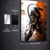 Mortal Kombat: Scorpion Metal Poster wall art in Pakistan