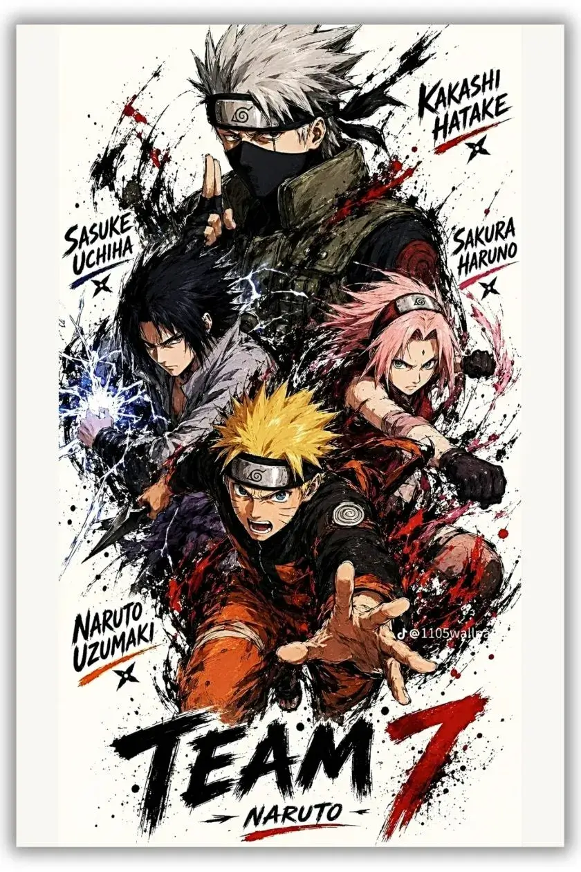 Team 7 Metal Poster wall art in Pakistan