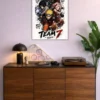 Team 7 Metal Poster wall art in Pakistan