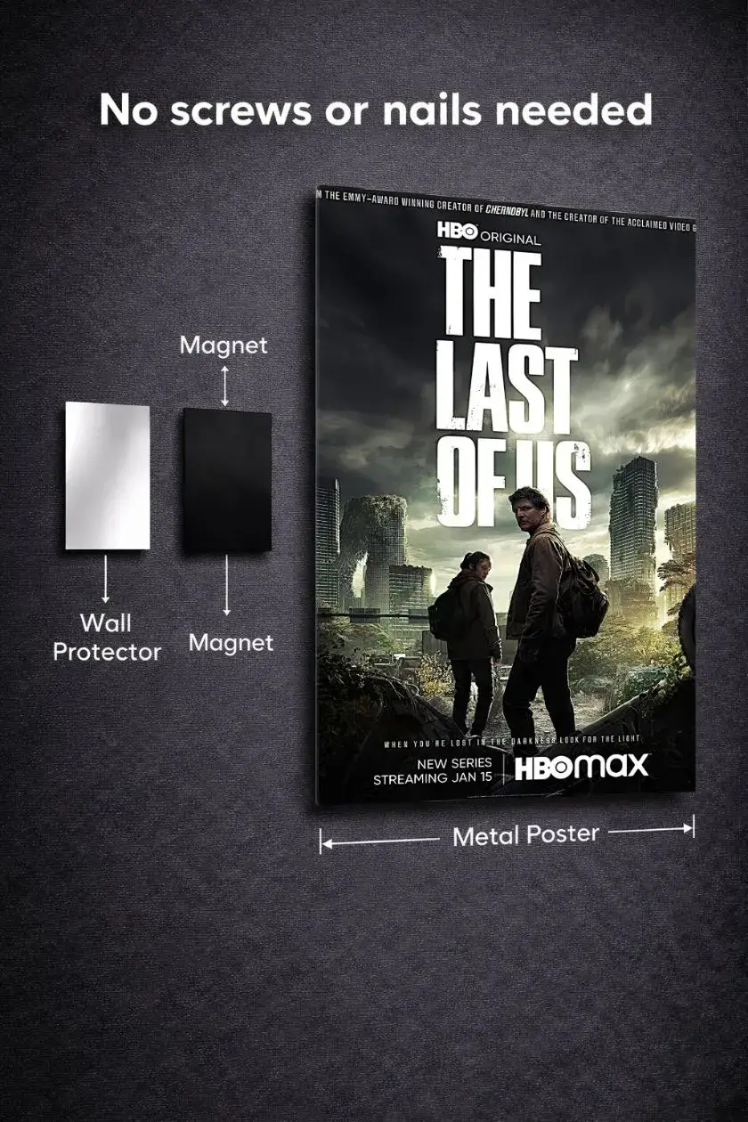 The Last of Us Metal Poster wall art in Pakistan