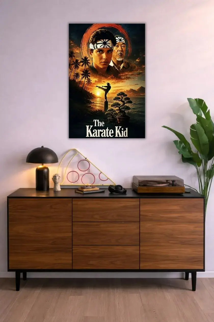 The Karate Kid Metal Poster wall art in Pakistan
