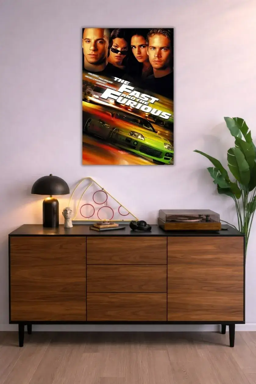 The Fast & the Furious Metal Poster wall art in Pakistan